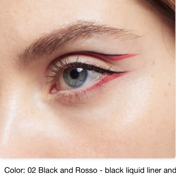 Valentino Twin Liner Gel & Liquid Eyeliner #2 Black & Russo NIB QUICK SHIP - Picture 5 of 11